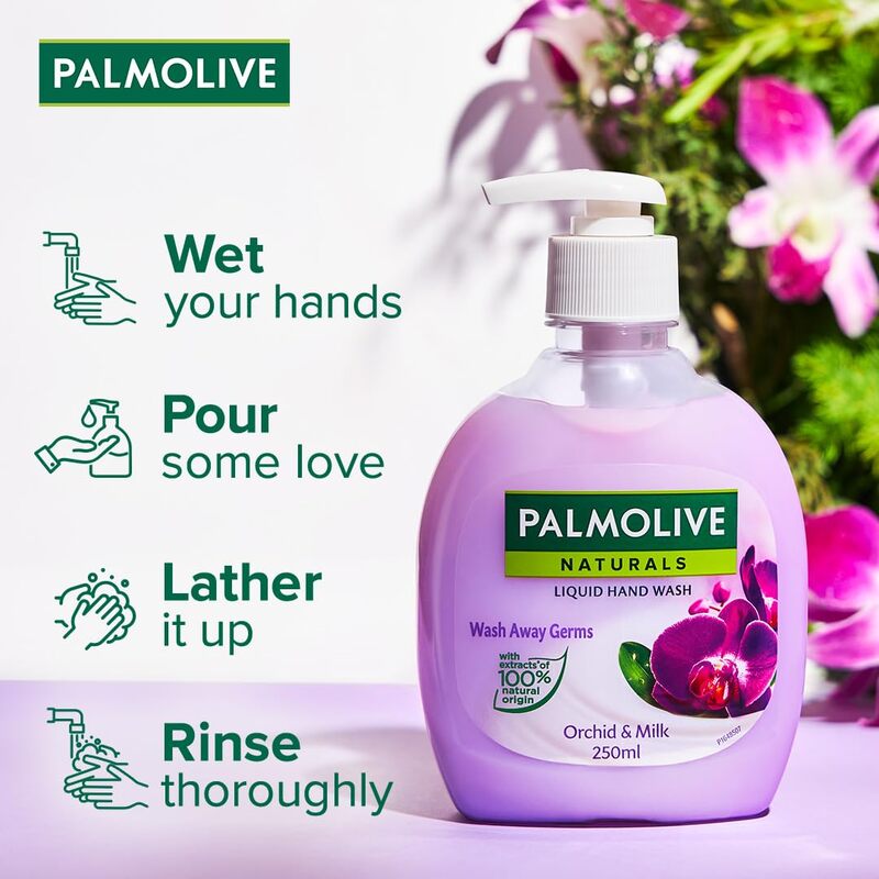 Palmolive Natural Liquid Hand Wash Black Orchid & milk 250ml